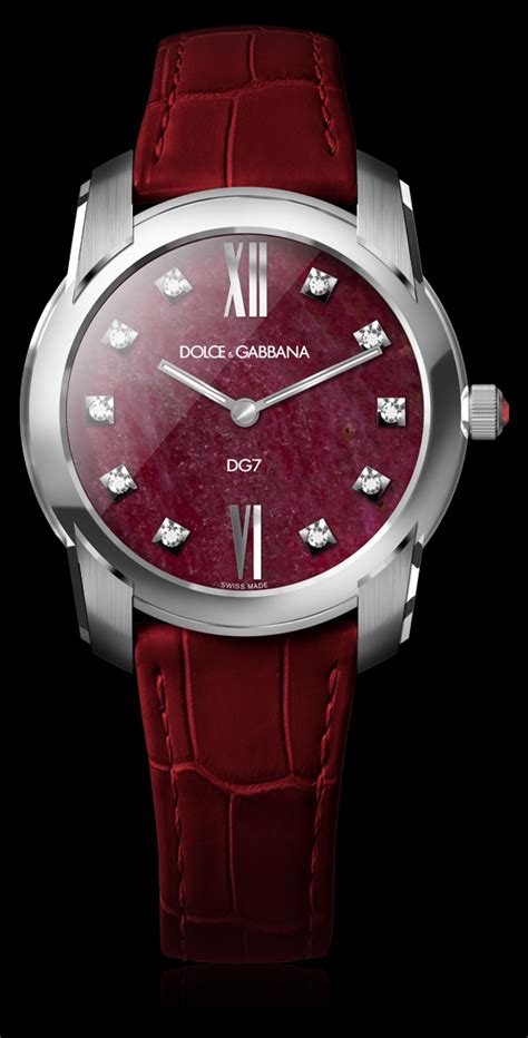 dolce gabbana dolce ruby|DG7 watch in steel with ruby .